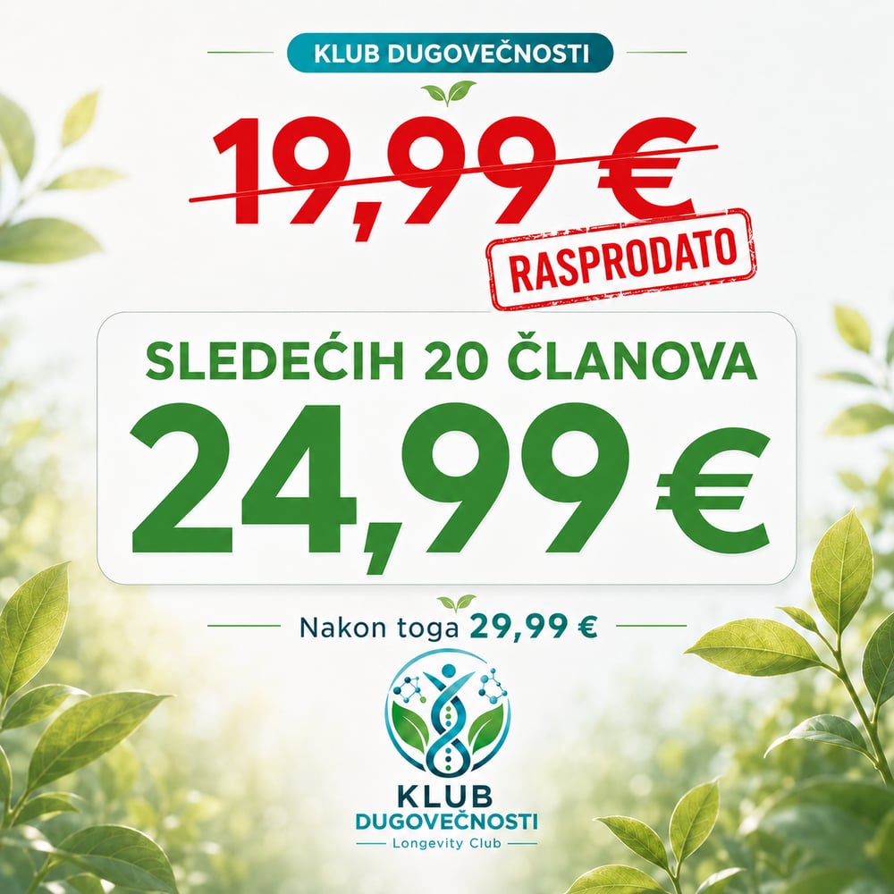Klub dugovečnosti — cena članstva